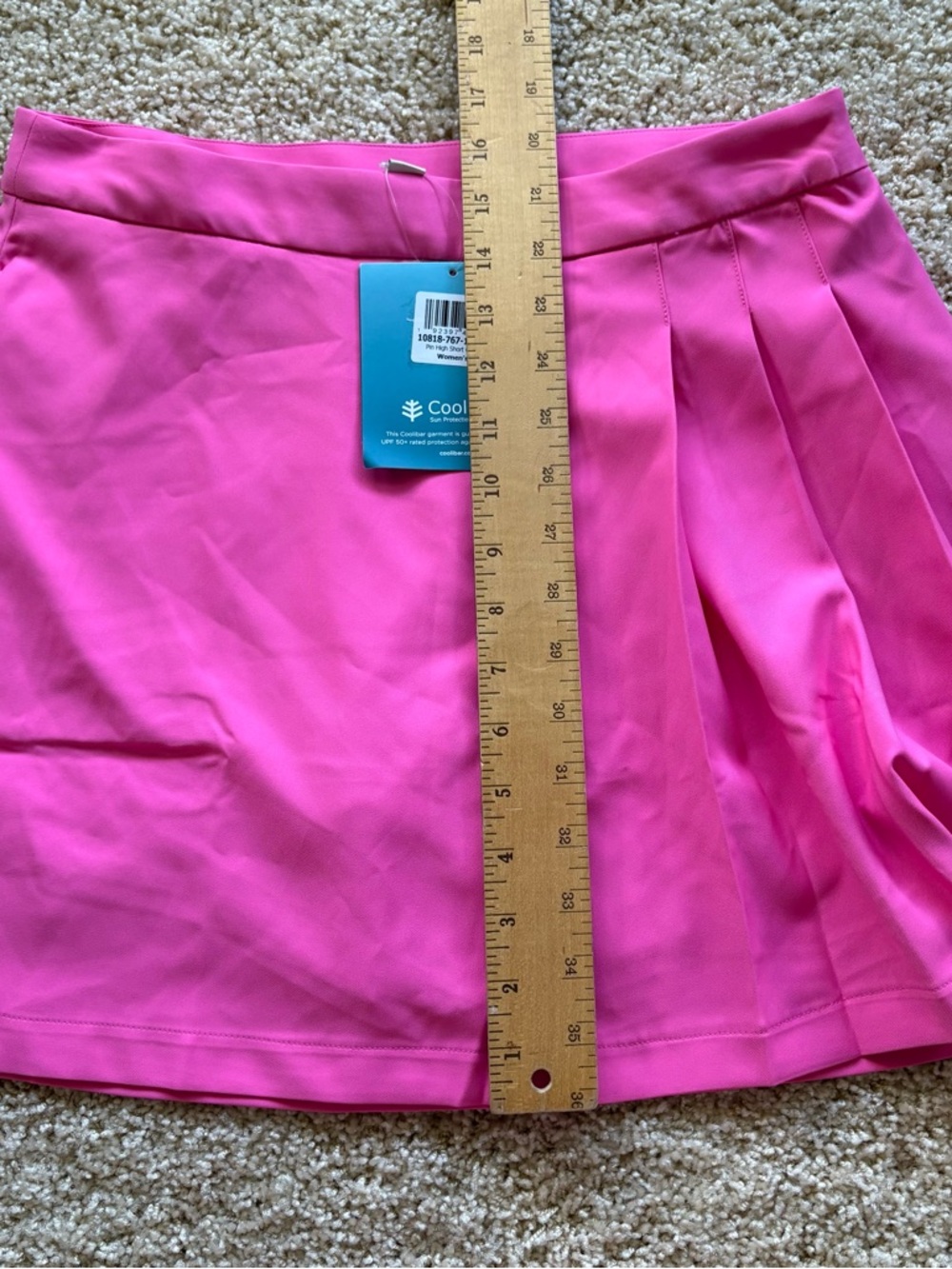 Coolibar UPF 50+ Pink Golf Skort Athletic Tennis Pickleball NWT Size 8 - Picture 4 of 8